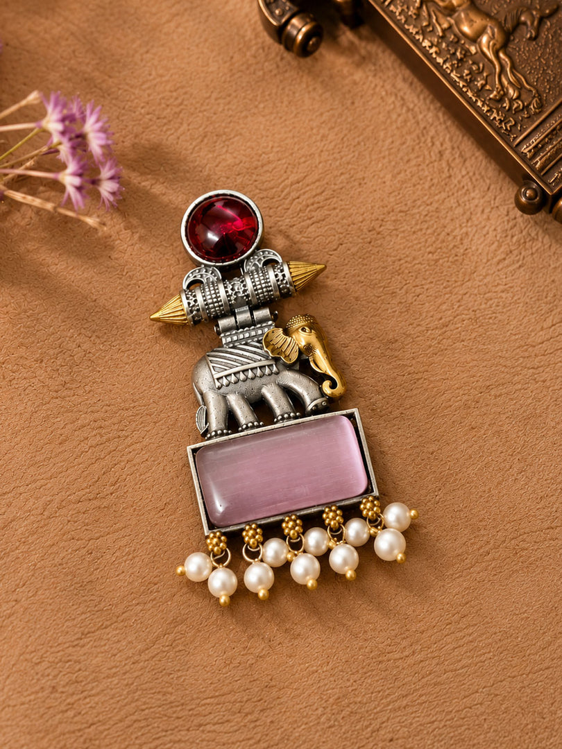Anushka DualTone Dangler Earrings