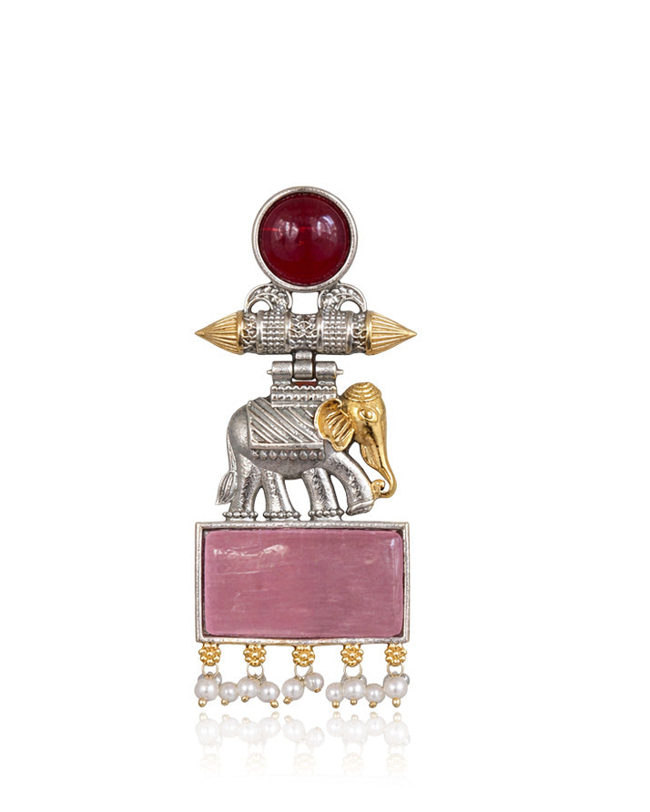 Anushka DualTone Dangler Earrings