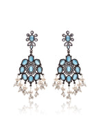Load image into Gallery viewer, ElianaDangler Stone Earrings