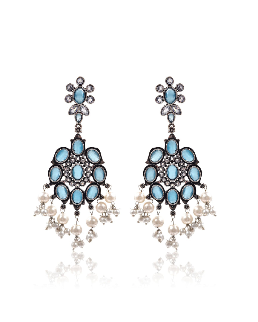 ElianaDangler Stone Earrings