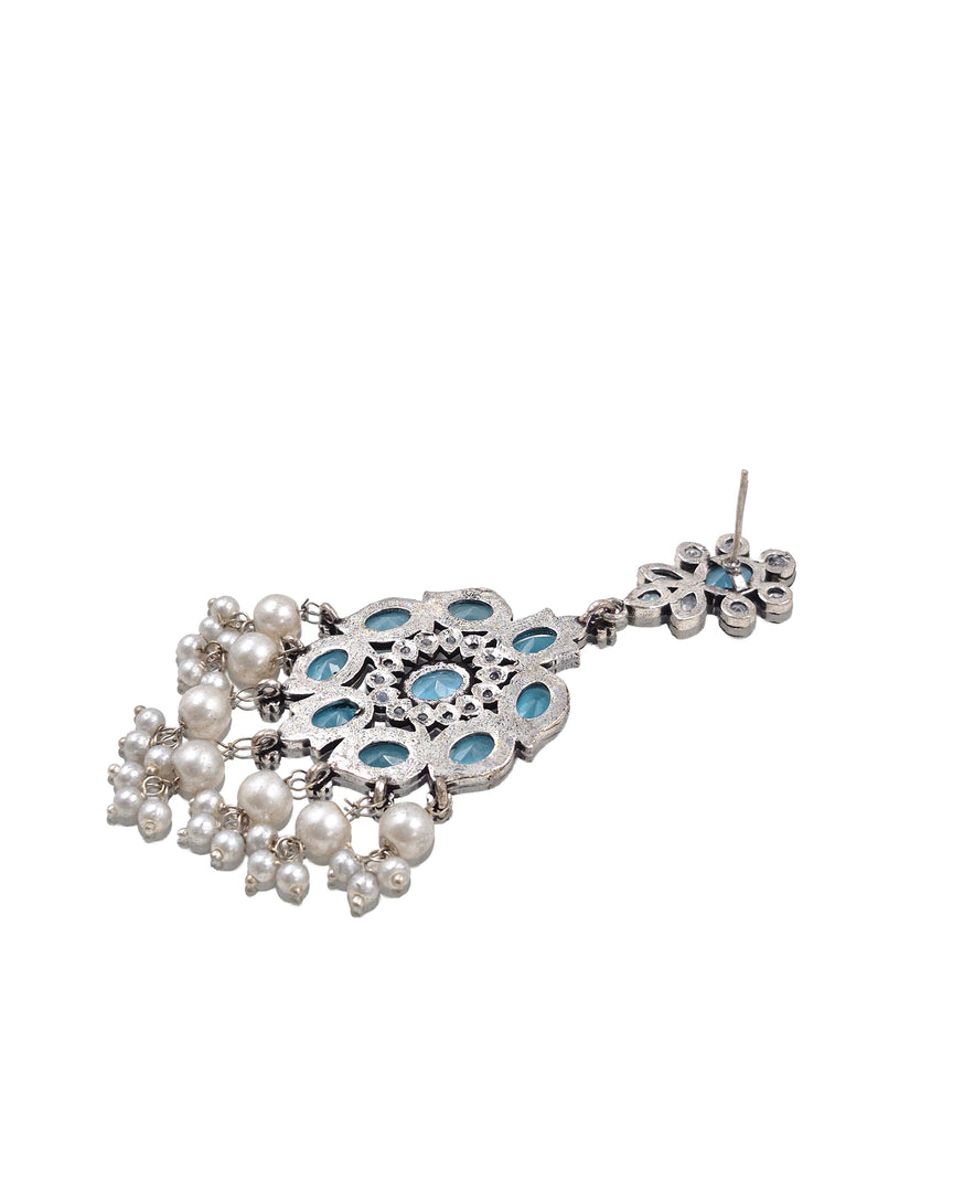 ElianaDangler Stone Earrings