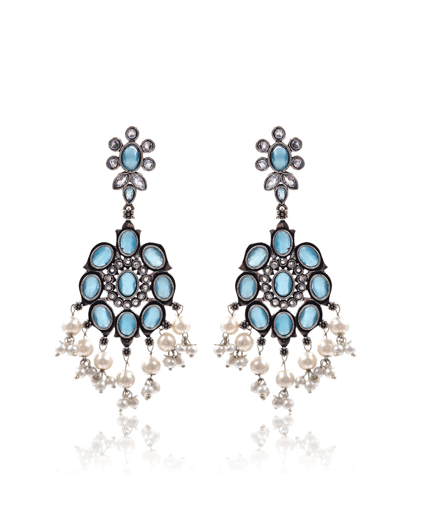 ElianaDangler Stone Earrings
