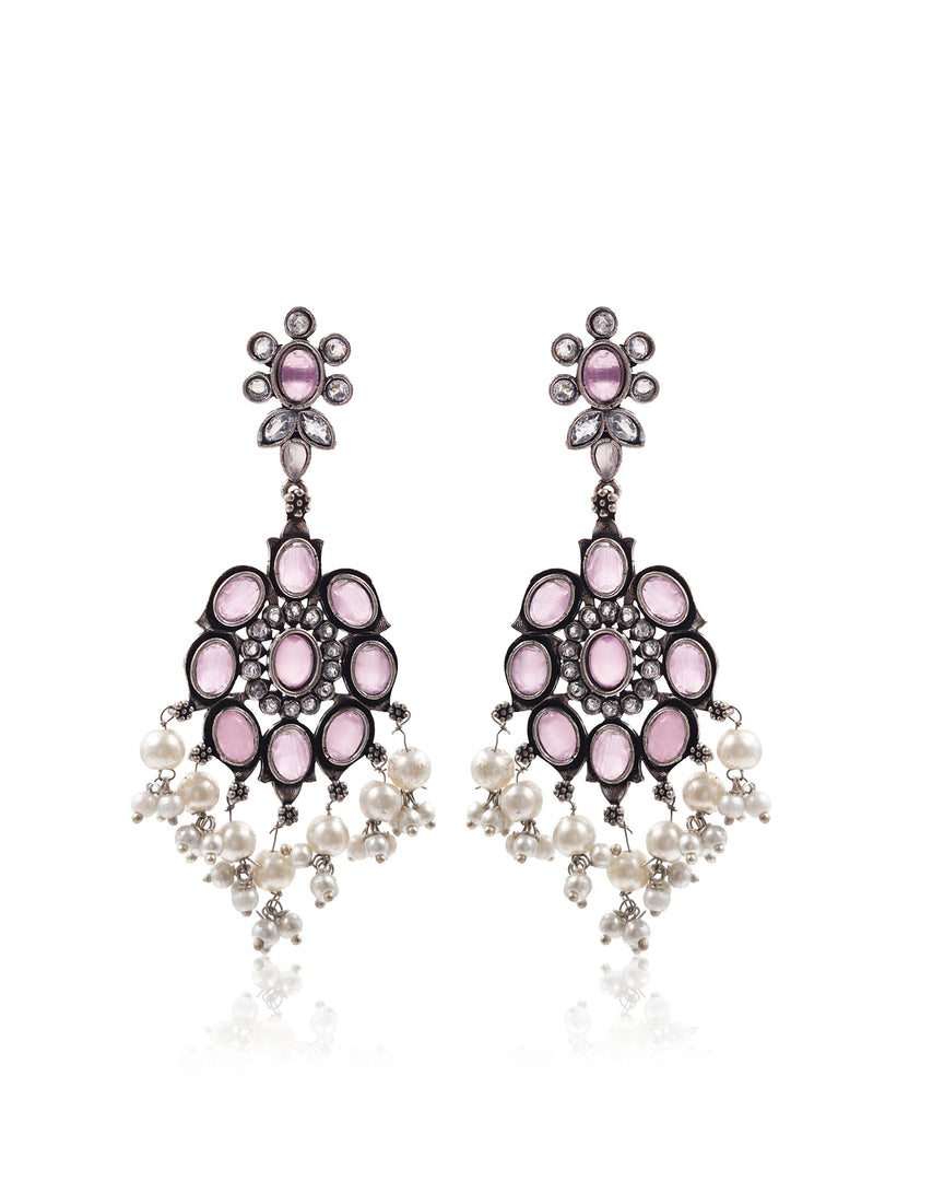 ElianaDangler Stone Earrings
