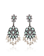 Load image into Gallery viewer, ElianaDangler Stone Earrings