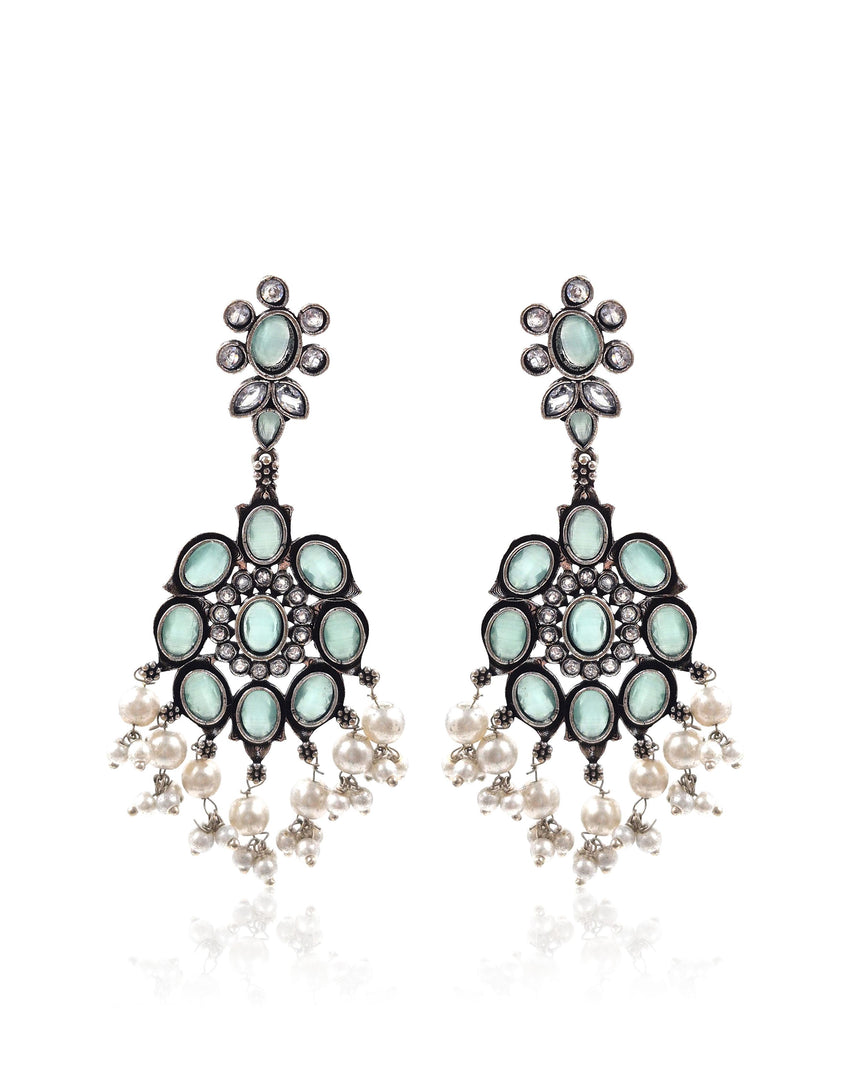 ElianaDangler Stone Earrings