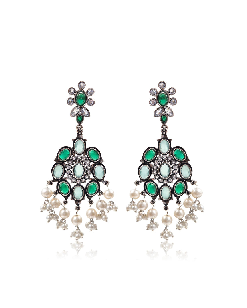 ElianaDangler Stone Earrings