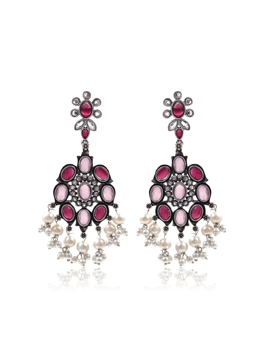 ElianaDangler Stone Earrings