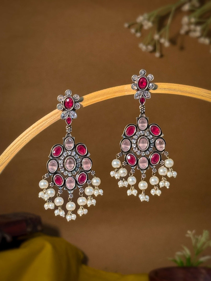 ElianaDangler Stone Earrings