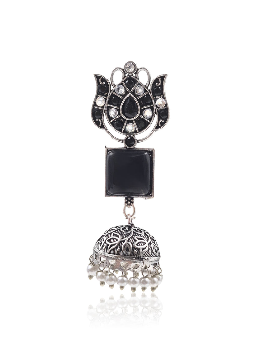 Aanya Jhumka Stone Earrings