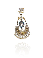 Load image into Gallery viewer, Pankhudi Stone Chandbalis