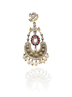 Load image into Gallery viewer, Pankhudi Stone Chandbalis