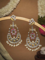 Load image into Gallery viewer, Pankhudi Stone Chandbalis