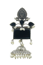 Load image into Gallery viewer, Noor Jhumka Stone Earrings