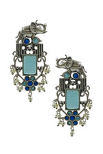 Load image into Gallery viewer, Rudra Stone Earrings