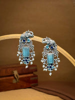 Load image into Gallery viewer, Rudra Stud Stone Earrings