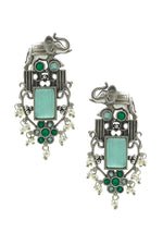 Load image into Gallery viewer, Rudra Stone Earrings