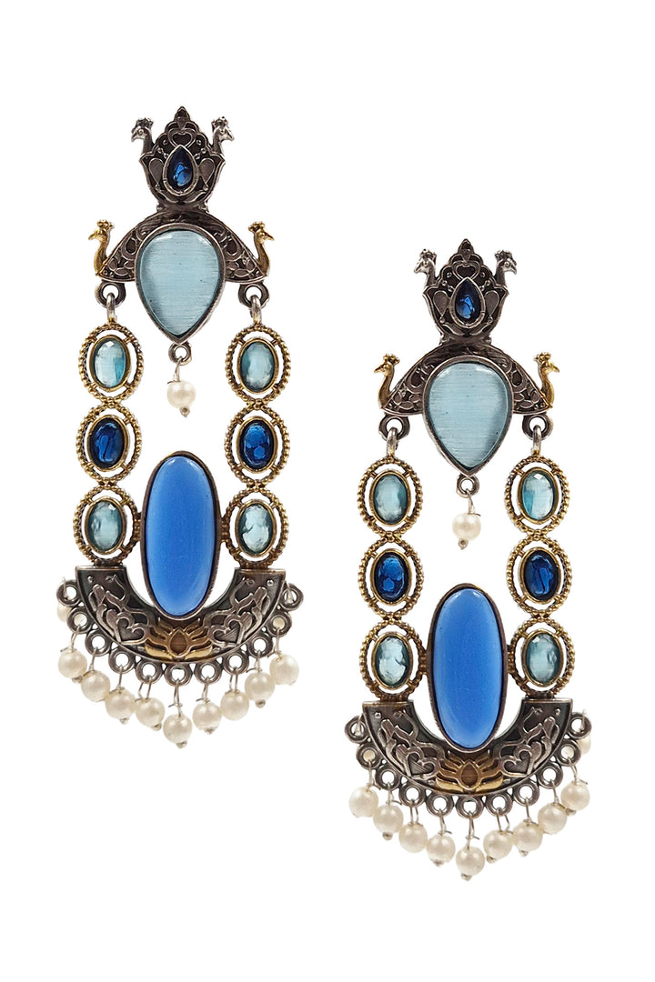 Zeenat DualTone Dangler Earrings