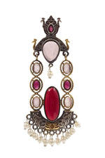 Load image into Gallery viewer, Zeenat DualTone Dangler Earrings