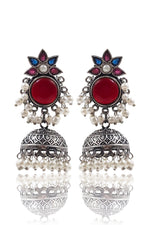 Load image into Gallery viewer, Alisha Jhumka Earrings
