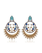 Load image into Gallery viewer, Aarvi Dual-Tone Earrings