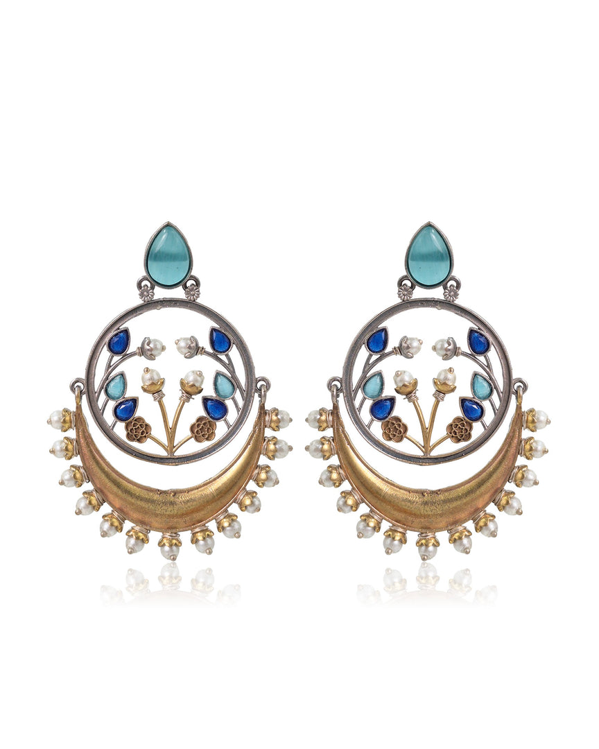Aarvi Dual-Tone Earrings