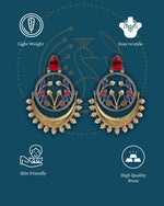 Load image into Gallery viewer, Aarvi Dual-Tone Earrings