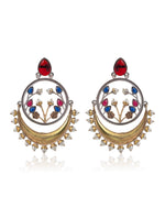 Load image into Gallery viewer, Aarvi Dual-Tone Earrings