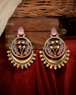 Load image into Gallery viewer, Aarvi Dual-Tone Earrings