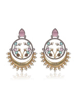 Load image into Gallery viewer, Aarvi Dual-Tone Earrings