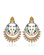 Load image into Gallery viewer, Aarvi Dual-Tone Earrings