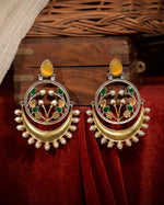 Load image into Gallery viewer, Aarvi Dual-Tone Earrings
