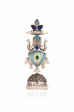 Load image into Gallery viewer, Rajvi Jhumka Earrings