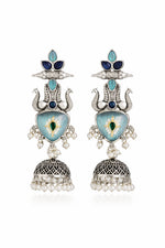Load image into Gallery viewer, Rajvi Jhumka Earrings