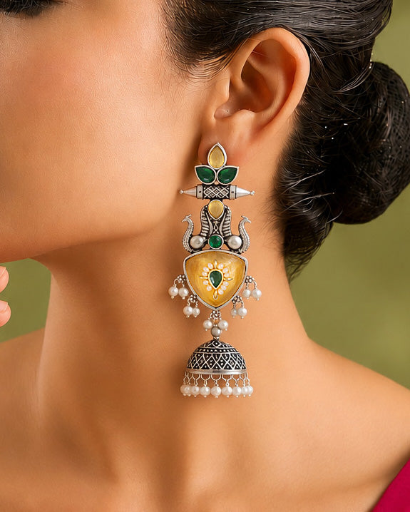 Rajvi Jhumka Earrings