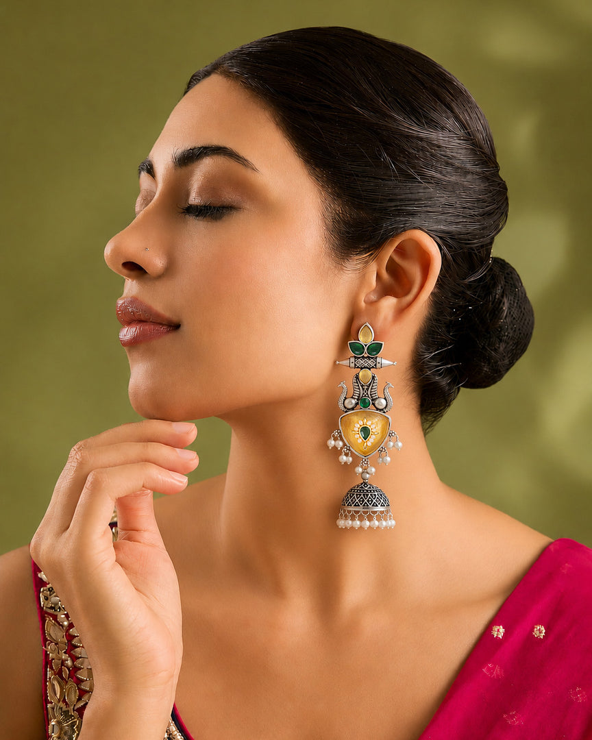 Rajvi Jhumka Earrings