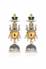 Load image into Gallery viewer, Rajvi Jhumka Earrings