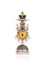 Load image into Gallery viewer, Rajvi Jhumka Earrings