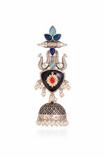 Load image into Gallery viewer, Rajvi Jhumka Earrings