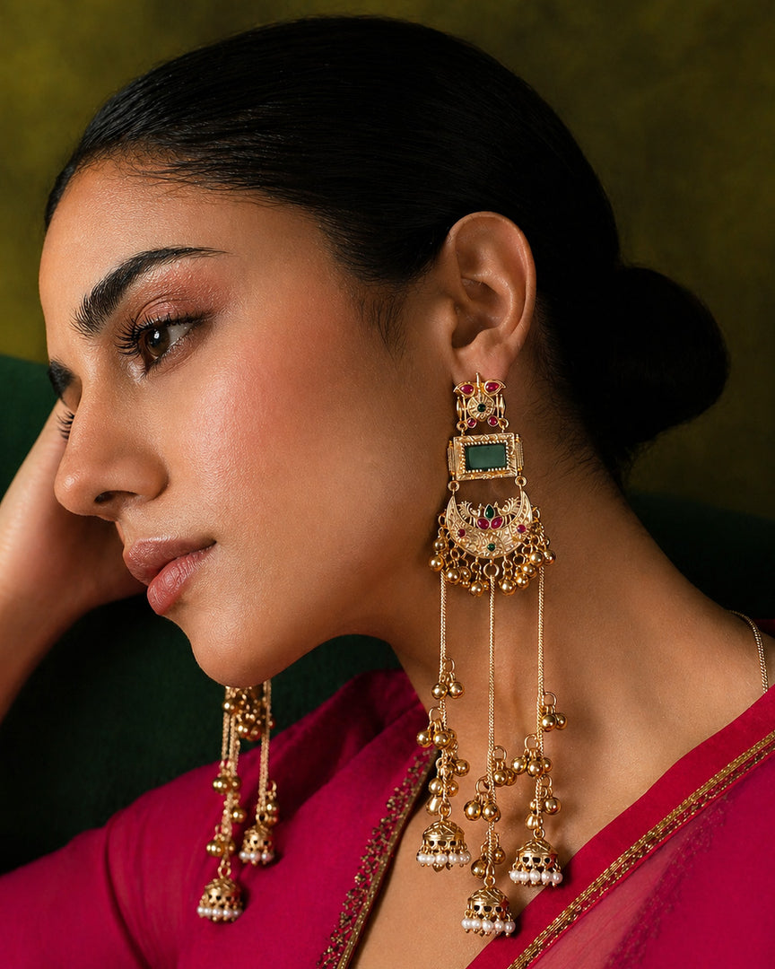 Trushna Kashmiri Earrings