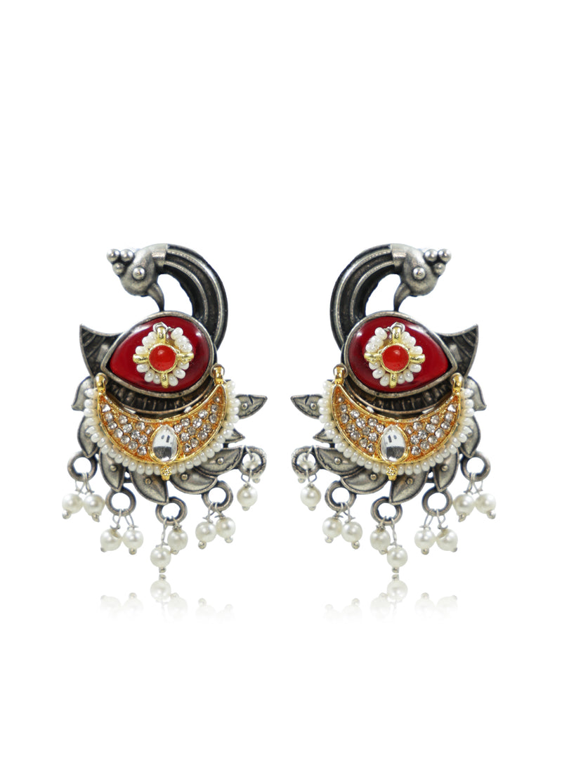 Mohini Dangler Stone Earrings