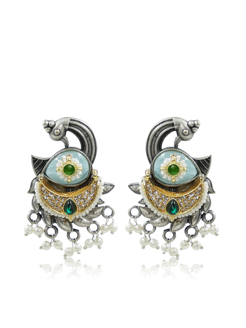 Mohini Dangler Stone Earrings