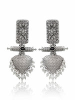 Load image into Gallery viewer, Damini Dangler Stone Earrings