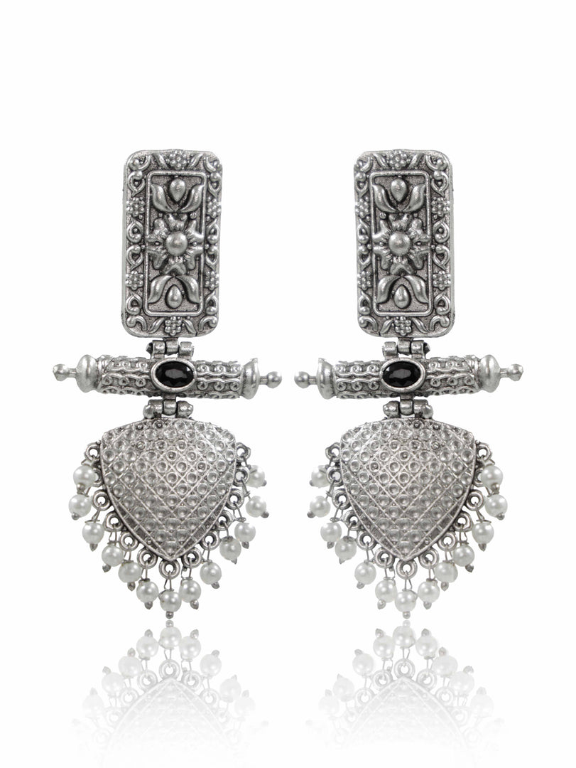 Damini Dangler Stone Earrings