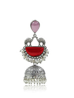 Load image into Gallery viewer, Naira Jhumka Stone Earrings