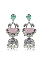 Load image into Gallery viewer, Naira Jhumka Stone Earrings