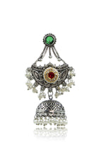 Load image into Gallery viewer, Tanaya Jhumka Stone Earrings