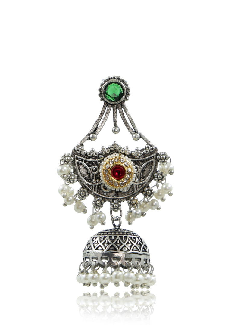 Tanaya Jhumka Stone Earrings