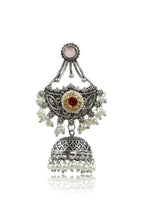 Load image into Gallery viewer, Tanaya Jhumka Stone Earrings