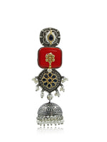 Load image into Gallery viewer, Vaidehi Jhumka Stone Earrings