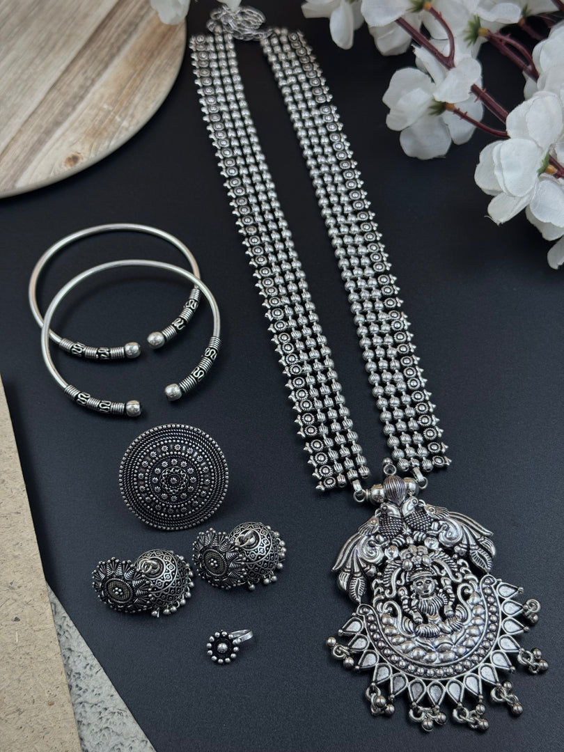 Oxidised Silver Jewellery Set
